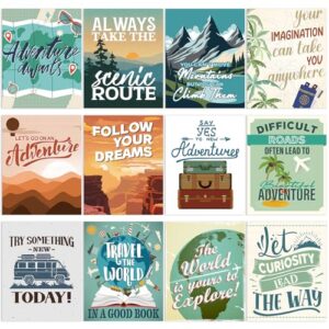 AmazingSpark 12 Pack Adventure Awaits Classroom Decor Posters
