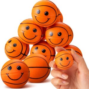 Arrowbash 12 Pcs Basketball Stress Balls, Face Squeeze Toys for Kids Party