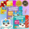 Astro Learns English 3-Book Bundle, Musical Book for Toddlers 1-3, Gift