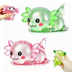 Axolotl Squishy Fidget Toys,Toy Squishies for Kids,Stress Balls for Adults