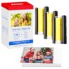 BAIINK Compatible with Canon Selphy CP1500 CP1300 Ink and Paper