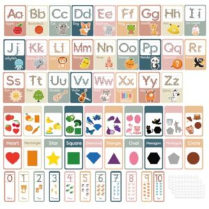 BESARME 57 Pcs Boho Alphabet for Classroom Wall Bulletin Board
