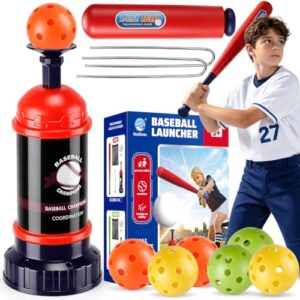 Beyn Baseball Training Tee Ball Popper,Pop Up Baseball Trainer,Hitting Tee for Perfect Swings,Batting Machine for Practicing Hitting Without a Pitcher