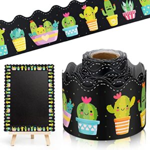 Breling 36 ft Cactus Borders for Bulletin Boards, Cactus Classroom Decor