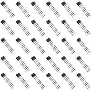 Bridgold 30pcs A3144 3144 Hall Effect Sensor, 3Pins.