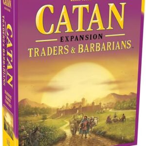 CATAN Traders & Barbarians Board Game Expansion - Customize Your Asmodee CATAN Experience, Strategy Game, Family Game for Kids and Adults, Ages 12+, 3-4 Players, 90 Minute Playtime