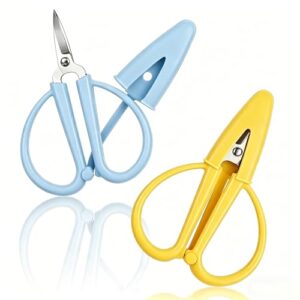 Cavory Needlepoint Scissors, TSA Approved Small Scissors, Carry On, 2 Pack