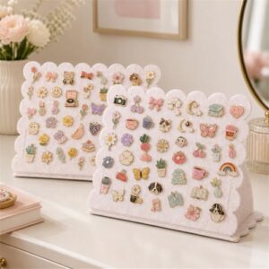 Chumia 2 Pack Felt Display Board 16 x 12 Inch Felt Badge Holder,Light Camel