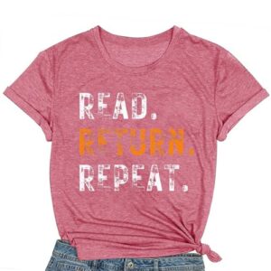 COMIZI Book Shirts for Women Reading T-Shirt for Teacher Reader Book Lover Tee Tops