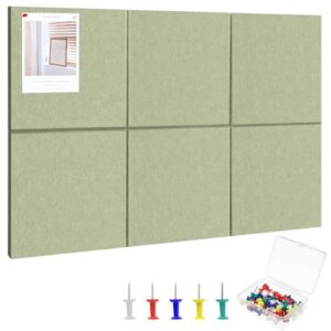 Cork Board Alternative 28" x 19", 6 Pack Felt Bulletin Boards, Pin Board