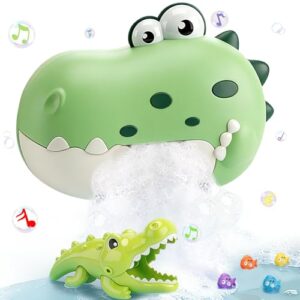 Covriina Baby Bath Toys Bubble Machine for Toddlers 1-3 Toddler