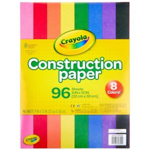 Crayola Construction Paper, 96 Sheets