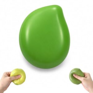 Crunchy Mango Squishy, Chameleon Mango Stress Ball,Realistic Fruit Squeeze Toy,Stress Relief for Adults
