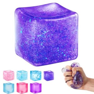 Cube-Shaped Squishy Fidget Toy-Slow Rising Stress Sensory Ball for Teens
