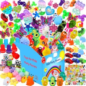 Dilycery 120 Pcs Party Favors Toy for Kids, Treasure Box Toys Carnival Prizes for Classroom School Rewards, Easter Egg Fillers, Goodie Bag Stuffers Pinata Fillers Bulk Toys for Boys Girls