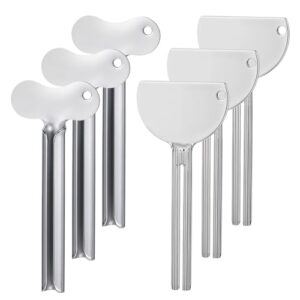 Dimeho Toothpaste Squeezer, 6 Pcs Metal Tube Squeezer Keys Tube Roller