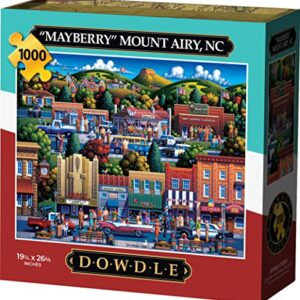 Dowdle Jigsaw Puzzle, Mt. Airy, Mayberry, 1000 Piece