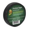 Duck Brand Friction Tape, 3/4-Inch x 60 Feet, Black, 12 Rolls