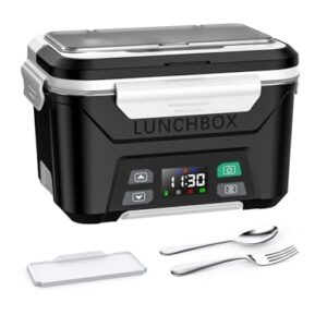 EAST OAK Cordless Electric Lunch Box, Heated Lunch Box for Men with Timer