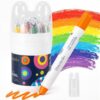 finenolo 12 Colors Twist Crayons for Toddlers and Kids, Washable