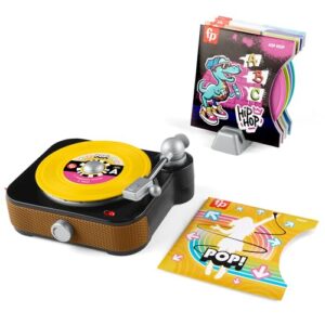 ​Fisher-Price Musical Toy, Rockin’ Record Player for Preschool Pretend Play for Kids Ages 3+ Year