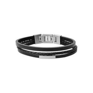 Fossil Men's Leather Bracelet