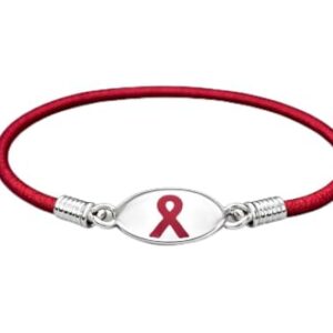 Fundraising For A Cause Burgundy Stretch Bracelets
