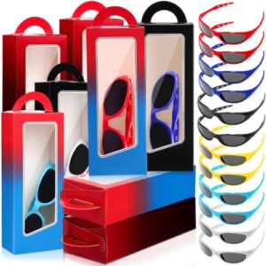 Fuyoooo 24 Pieces Spider Web Party Favors, Multicolor