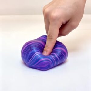 Fxnztumyth Flow Stress Cube Squishy Toy, Soft Sensory Stress Relief Squeeze Toy