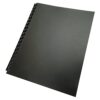 GBC Poly Binding Cover, 11"x8-1/2", 100% Recycled, Black, 25-Pack (25818)