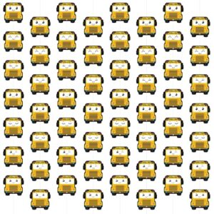 Gersoniel 8 Pcs Cute School Bus Classroom Hanging Decoration 3.77 ft