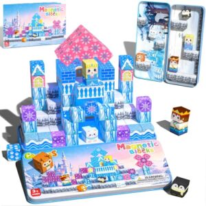 Goodtiles Mini Magnetic Blocks Travel Toys for Kids Ages 3-8 Boys Girls