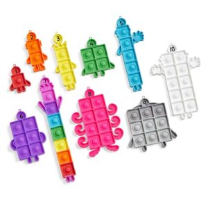 hand2mind Numberblocks Sensory Bubble Poppers, Fine Motor Tools, Ages 3+