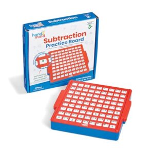 hand2mind Subtraction Practice Board, Math Facts Games, Number Games, Math Manipulatives Kindergarten, Educational Toys, Kids Learning Toys, Math Centers for Classroom, Preschool Learning Activities