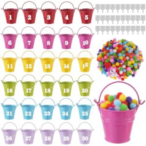 HFYZZ Have You Filled a Bucket Today Classroom Management Tools with 30 Colorful Filler Buckets and 500 Mini Rewards Pom Balls Positive Behavior Responsibility Training Tool for Classroom Home