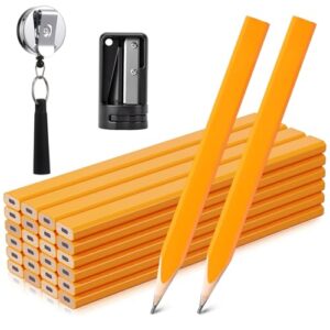 Hohean 26 Pcs 7 Inches Carpenter Pencils with Pencil Sharpener