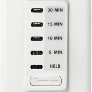 Intermatic EC200WK Electronic Countdown Timer, 5/10/15/30 Min, Silent