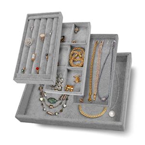 Jewelry Drawer Organizer, Jewelry Organizer For Drawer, Velvet Tray, Ring