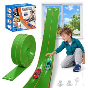 Kids' Play ATVs Track, TAEMVV Flexible Race Track, Lime
