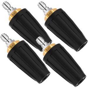 LEIFIDE 4 Pcs Turbo Pressure Washer Nozzle 4000 Psi with 1/4 Inch Connect