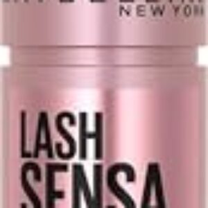 Maybelline Lash Sensational Washable Mascara, Lengthening and Volumizing for a Full Fan Effect, Blackest Black, 1 Count