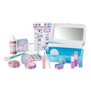 Melissa & Doug Love Your Look Pretend Makeup Kit Play Set – 16 Pieces for Mess-Free Pretend Play (Does NOT Contain Real Cosmetics)