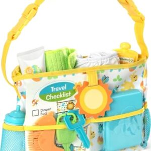 Melissa & Doug Mine to Love Travel Time Play Set for Dolls with Diaper Bag, Bottle, Sunscreen, More (17 pcs) - Baby Doll Accessories, Baby Doll Sets for Kids Ages 3+