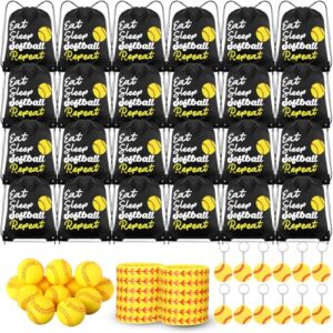 MiniInflat 96 Pcs Softball Party Favors Bulk