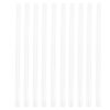 NUOBESTY Slide Binders Transparent Binding Bars for Loose-Leaf Clips 12.00 in Plastic Spine Bars 10 Pack for Report Covers File Organization Office School Home