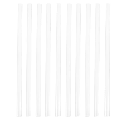 NUOBESTY Slide Binders Transparent Binding Bars for Loose-Leaf Clips 12.00 in Plastic Spine Bars 10 Pack for Report Covers File Organization Office School Home