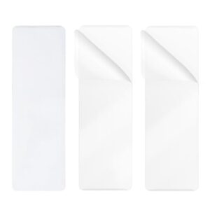 ONLYKXY 20pcs Clear Plastic Book Page Marks Sleeves Blank Frames 8 Mil Hot Thermal Laminating Film Cover Holder Bag Pouche Pocket for Read Lover Wedding Photo Strip Holiday DIY Craft Gift (1.5x5.9in)
