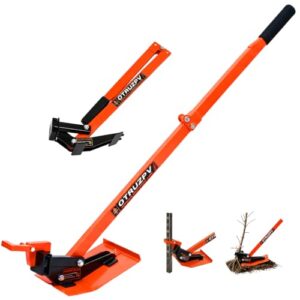 OTRUZPV Sapling Puller Tool, Tree Puller for 1/4-2 in Stems, Wide Base
