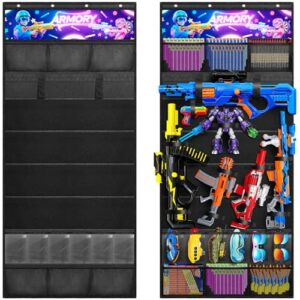 Over the Door Organizer for Toy Guns,Toy Gun Storage and gun accessories