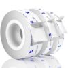 PHIXBEAR Strongest Double Sided Tape,Waterproof Heavy Duty Mounting Tape, Length 29.5 Ft (Width 1.18in & 0.59in), White Strong Adhesive Foam Tape for Walls Decor Picture Strips